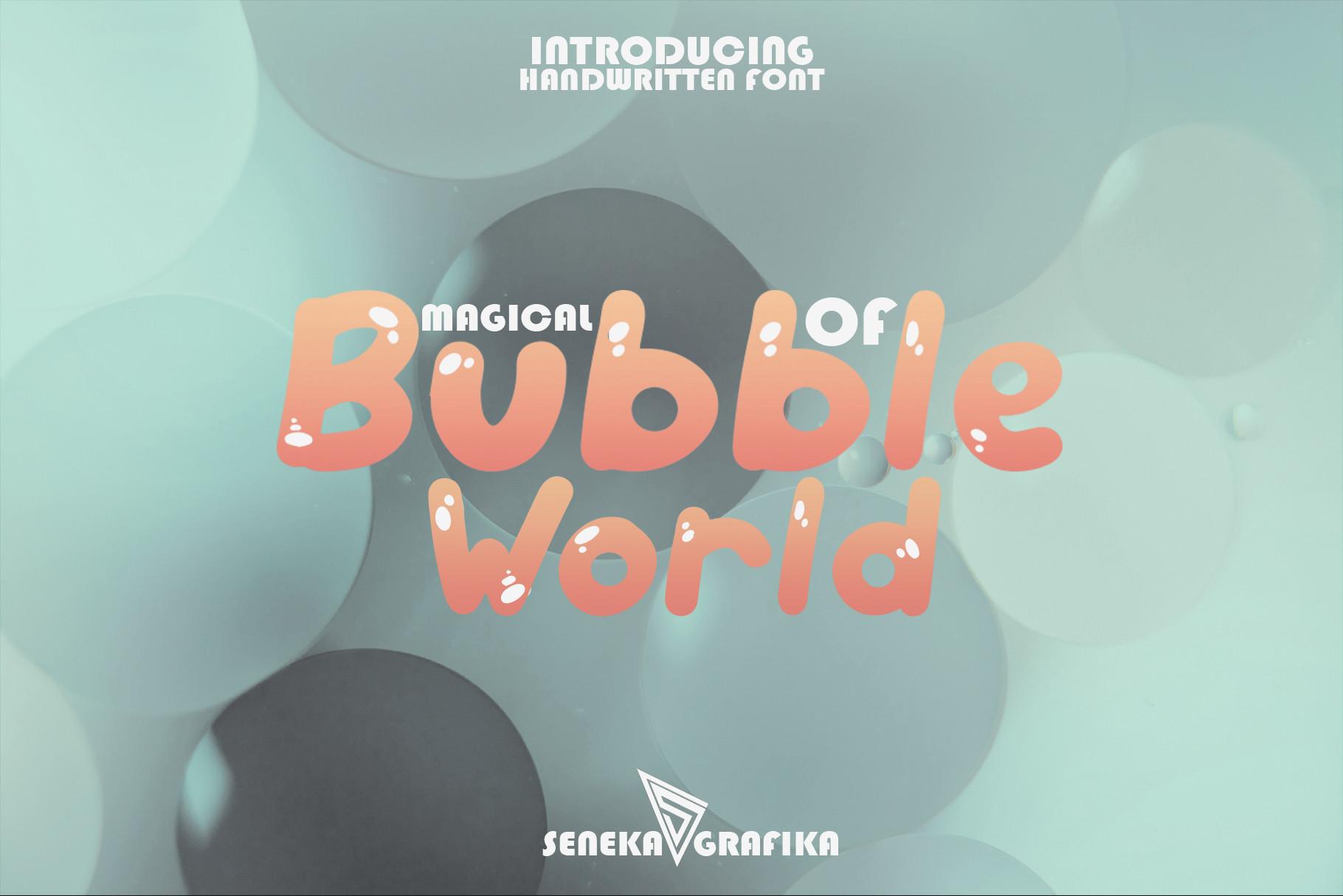 Bubble World Font