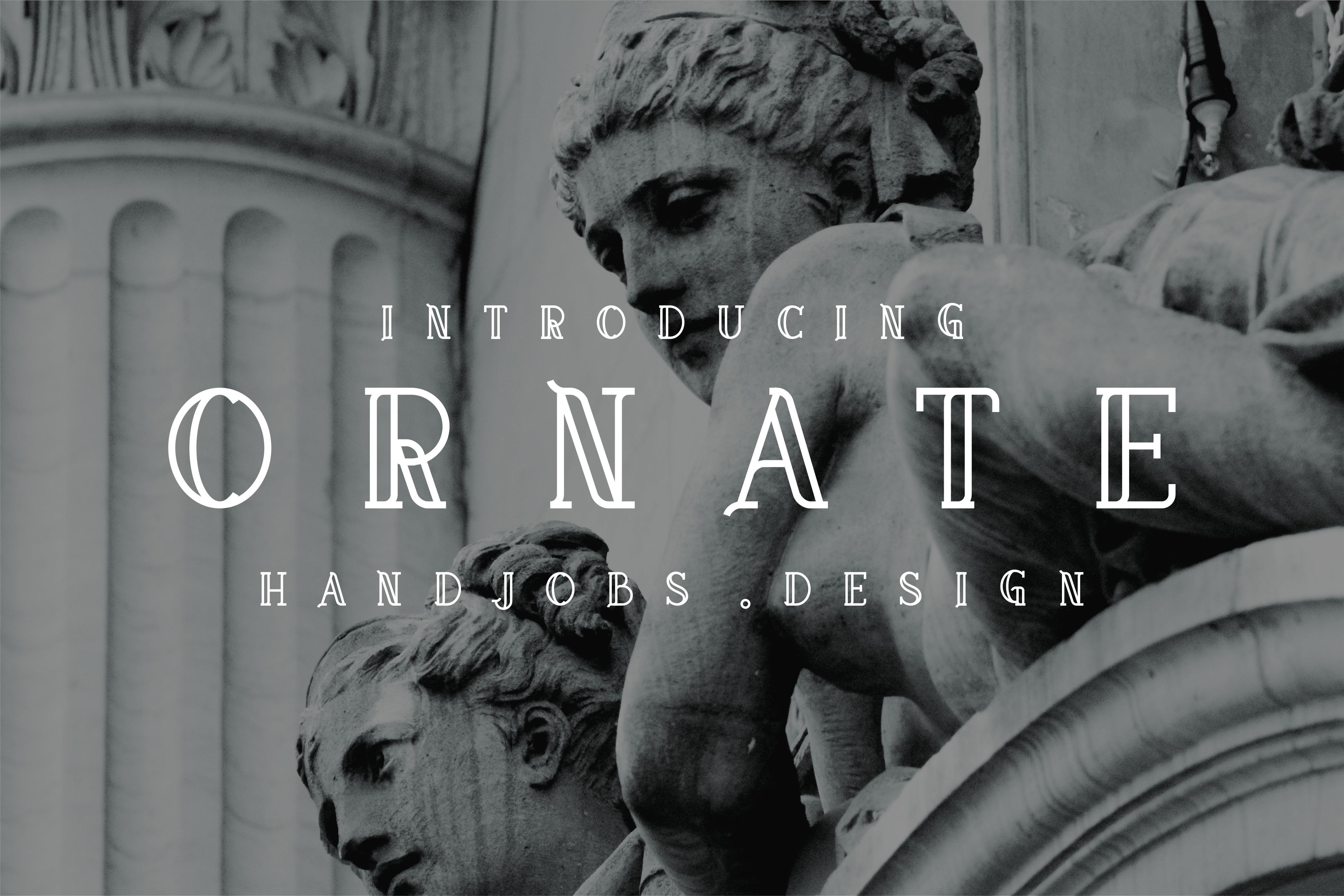 Ornate Font