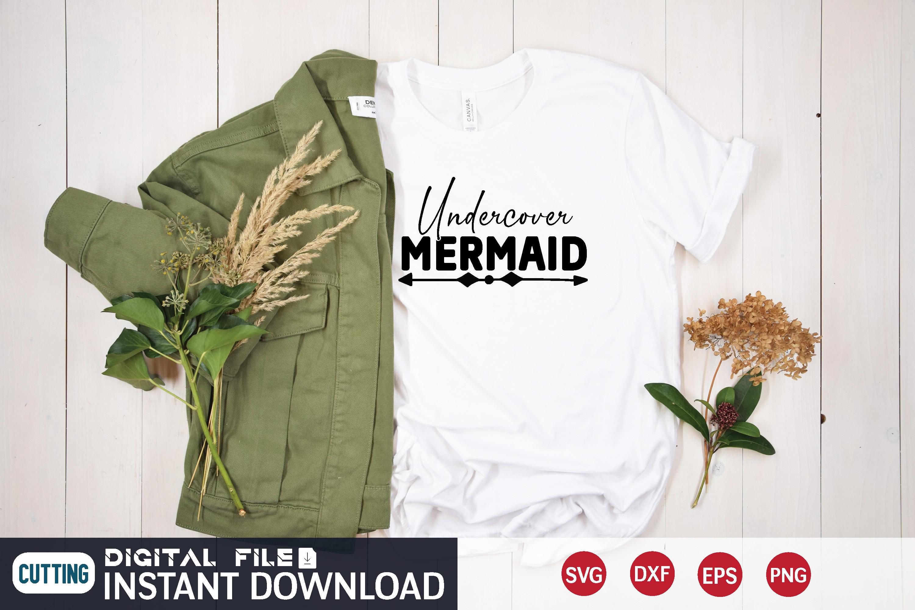 Undercover Mermaid Svg