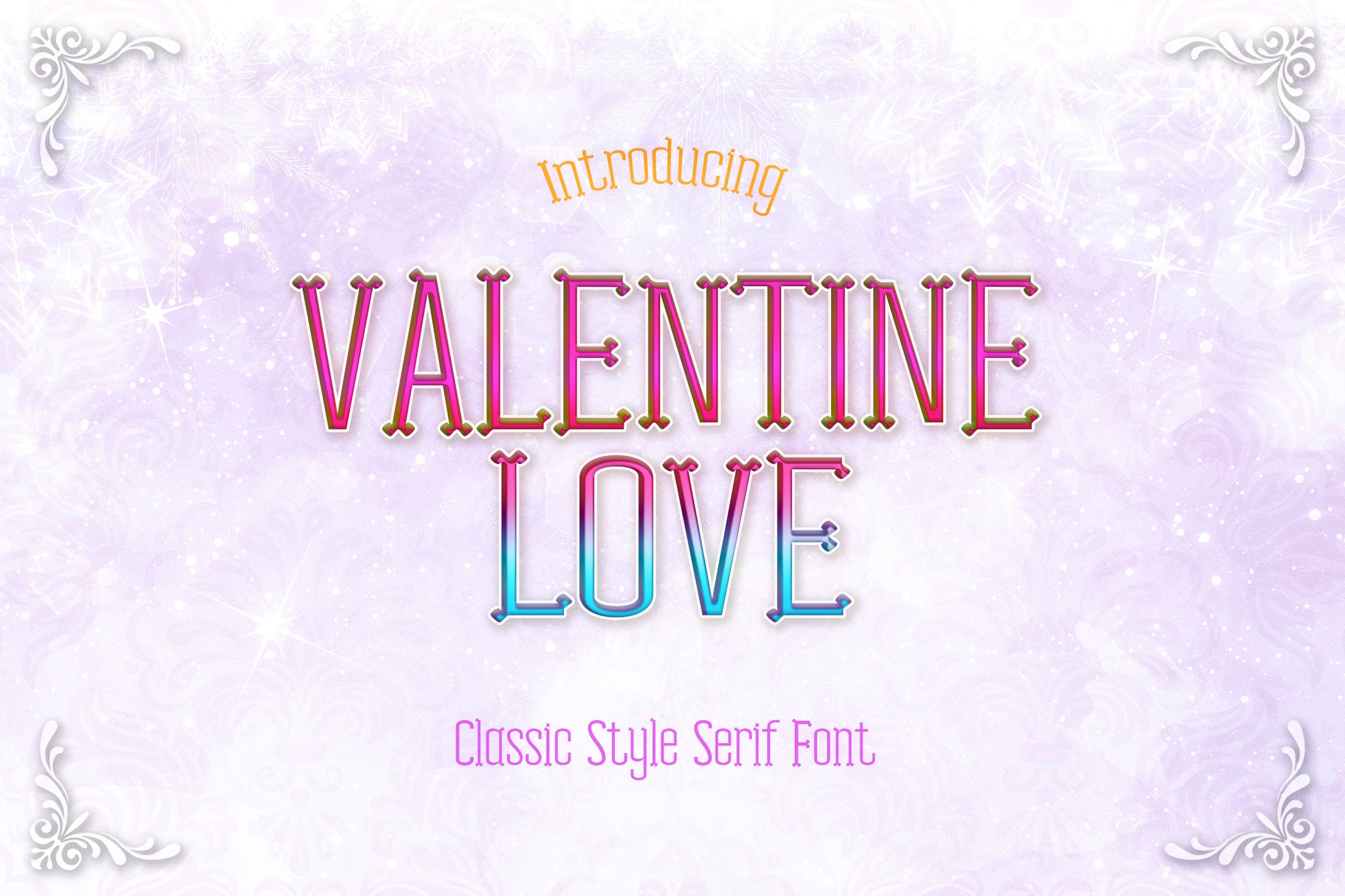 Valentine Love Font