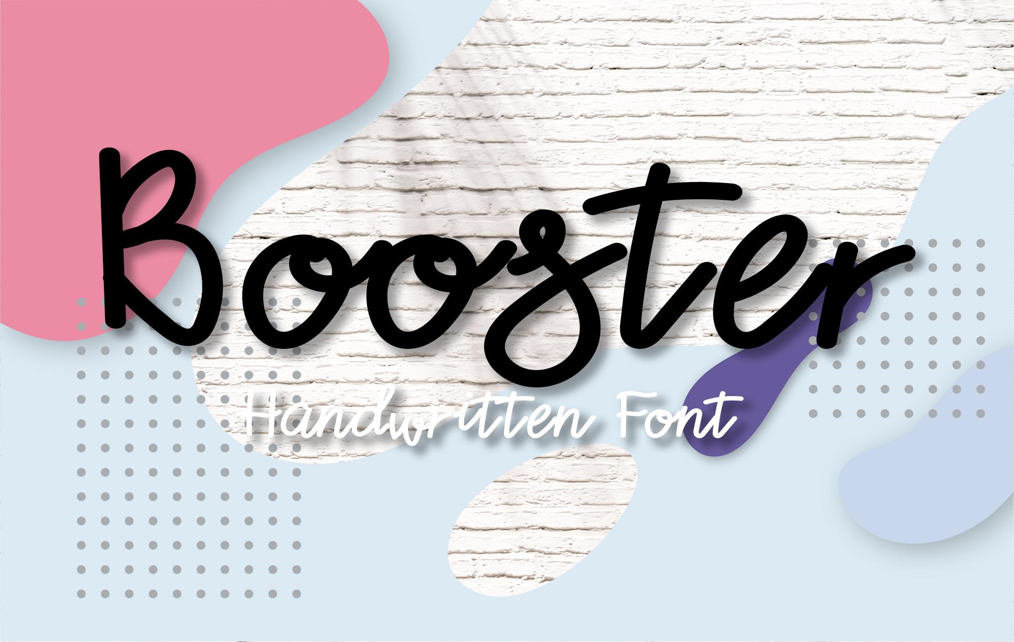 Booster Font