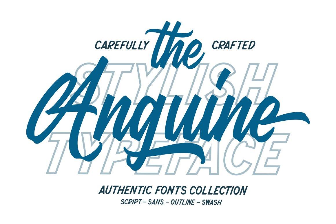 The Anguine Font