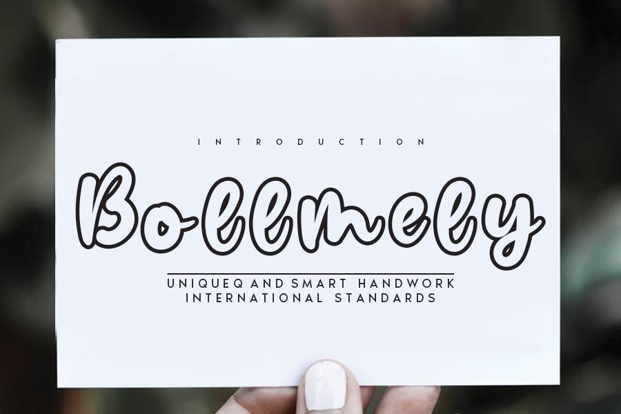 Bollmely Font
