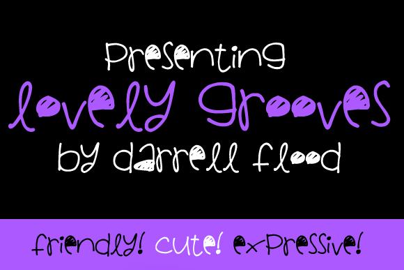 Lovely Grooves Font