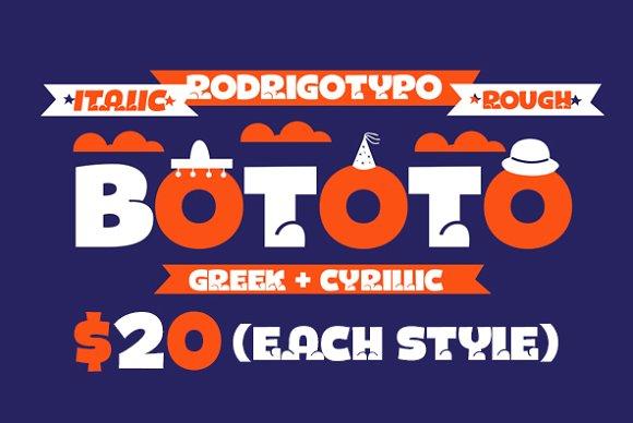 Bototo Font