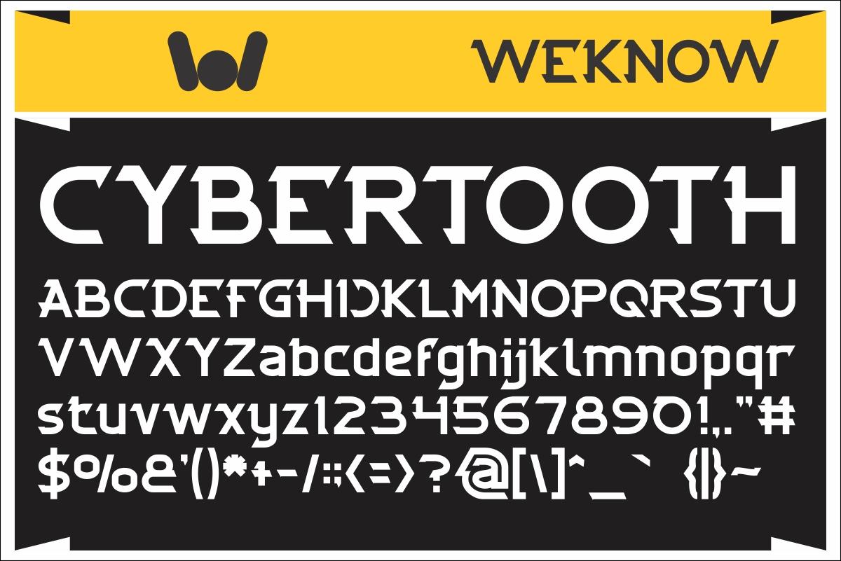 Cybertooth Font