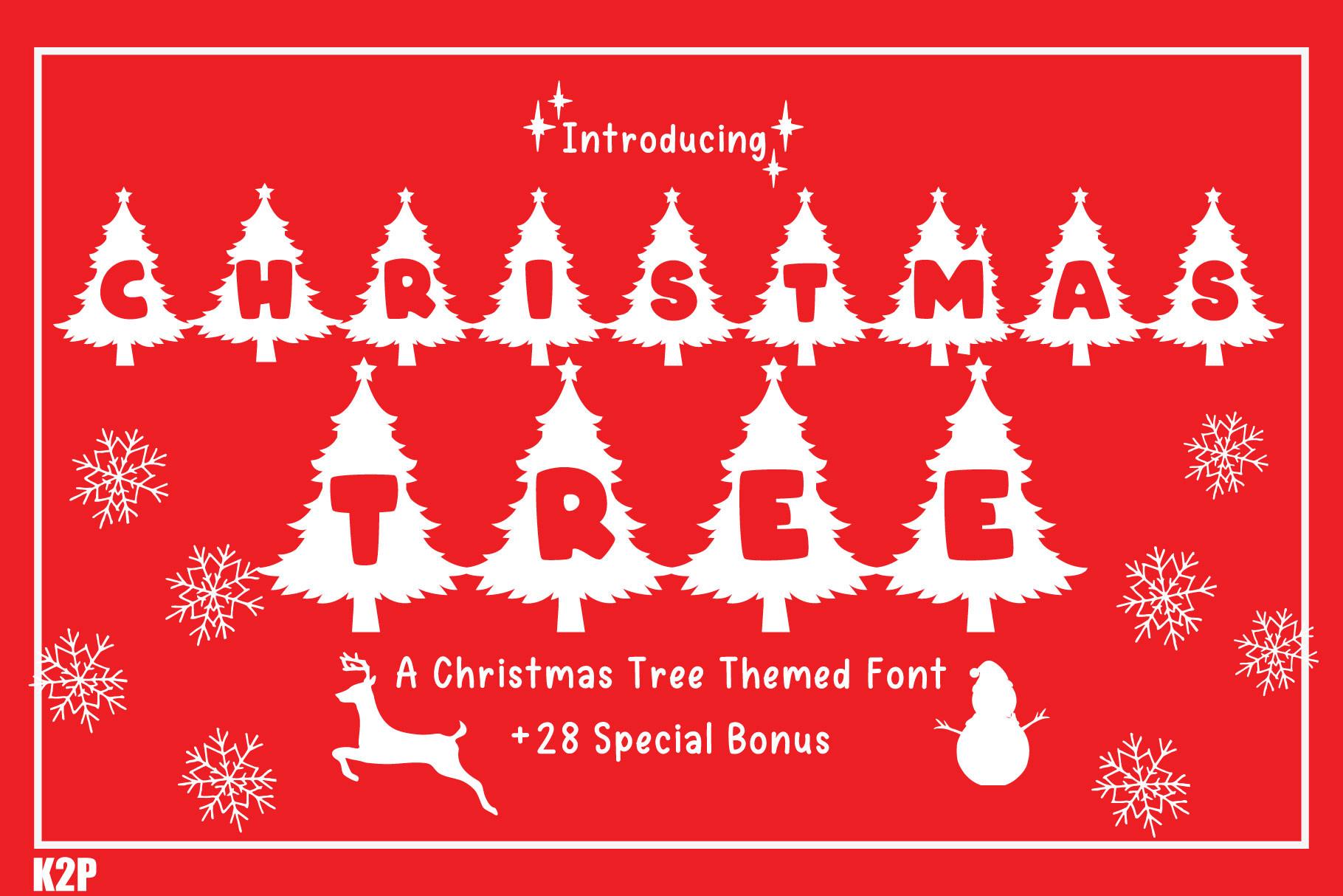 Christmas Tree Font