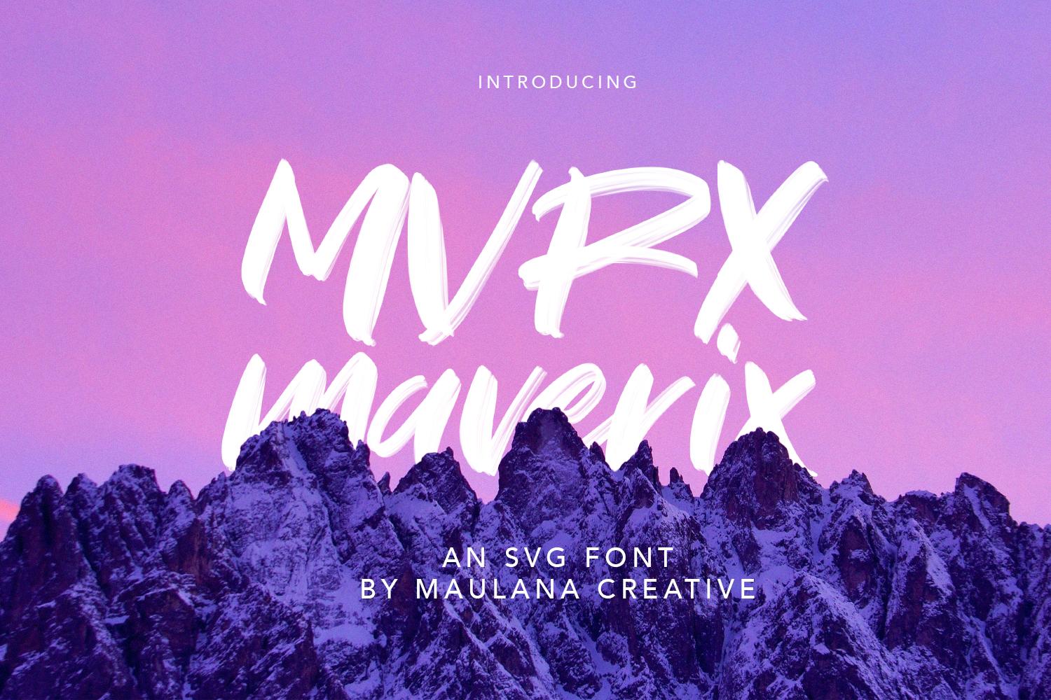 Maverix Font