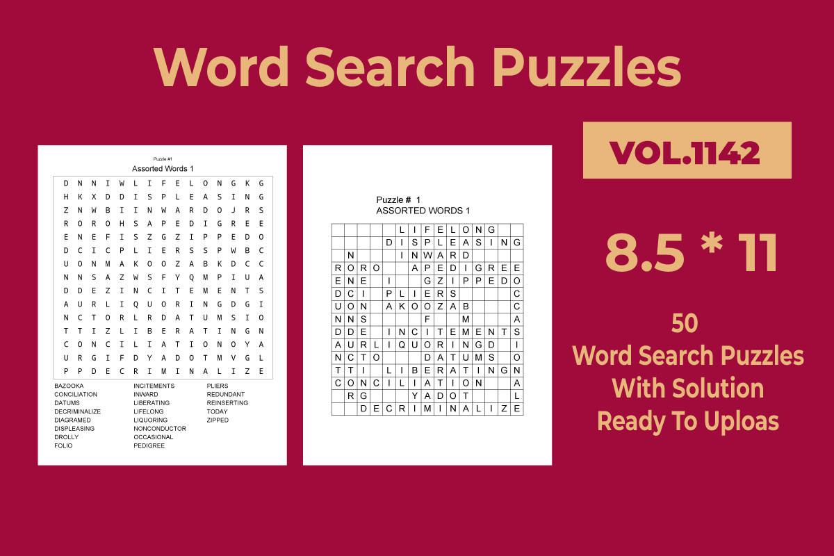 Word Search Puzzles Vol 1142