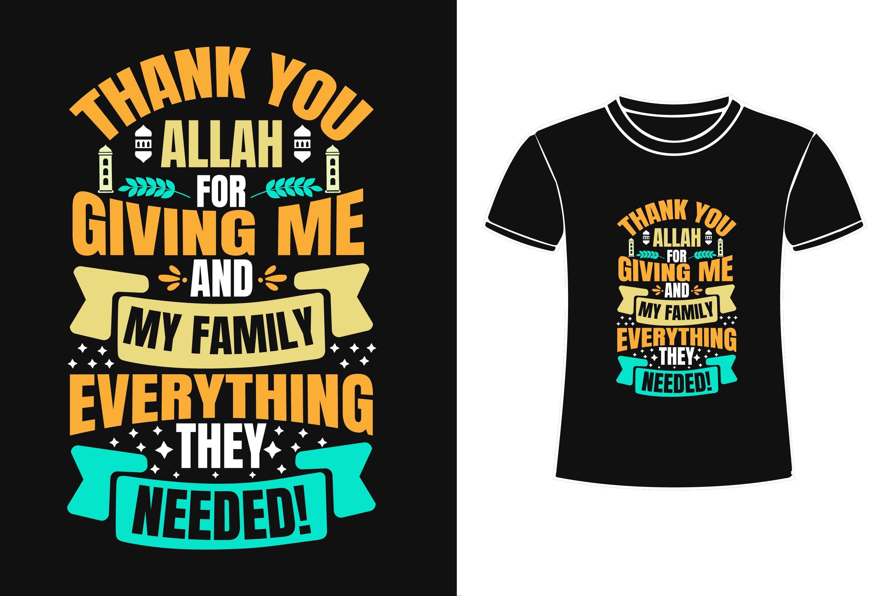 Thank You Allah for Giving Me and My