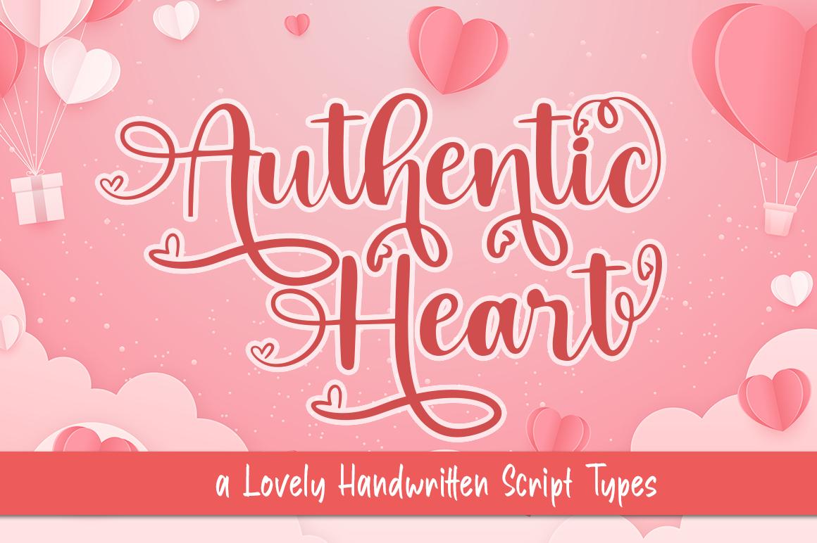 Authentic Heart Font
