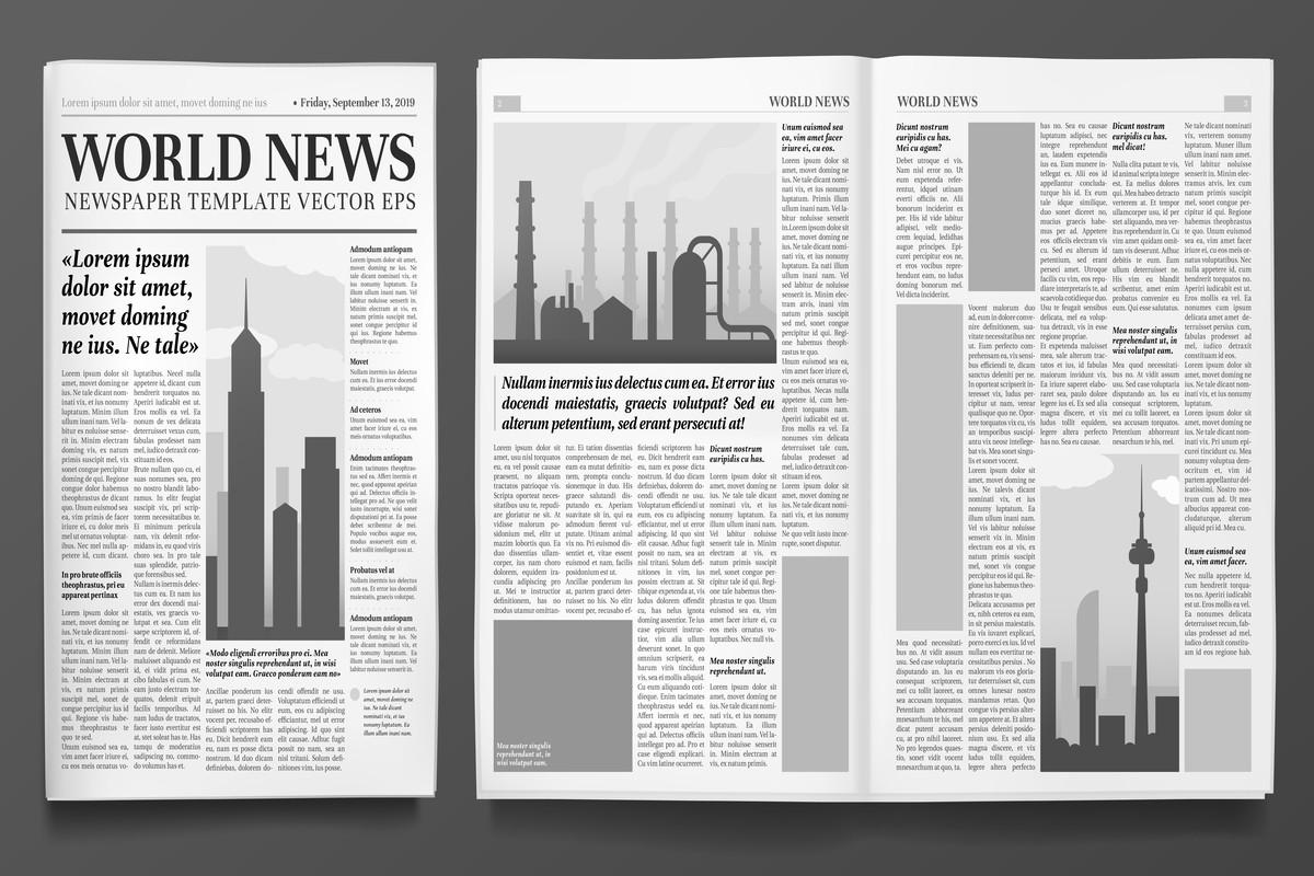 Business Newspaper Template