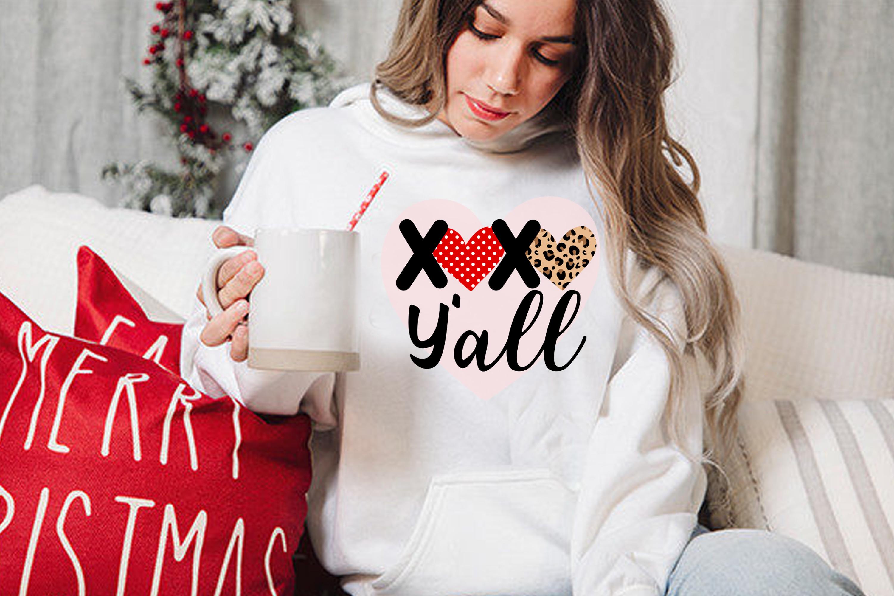 XOXO Y' All  Sublimation T-shirt Design