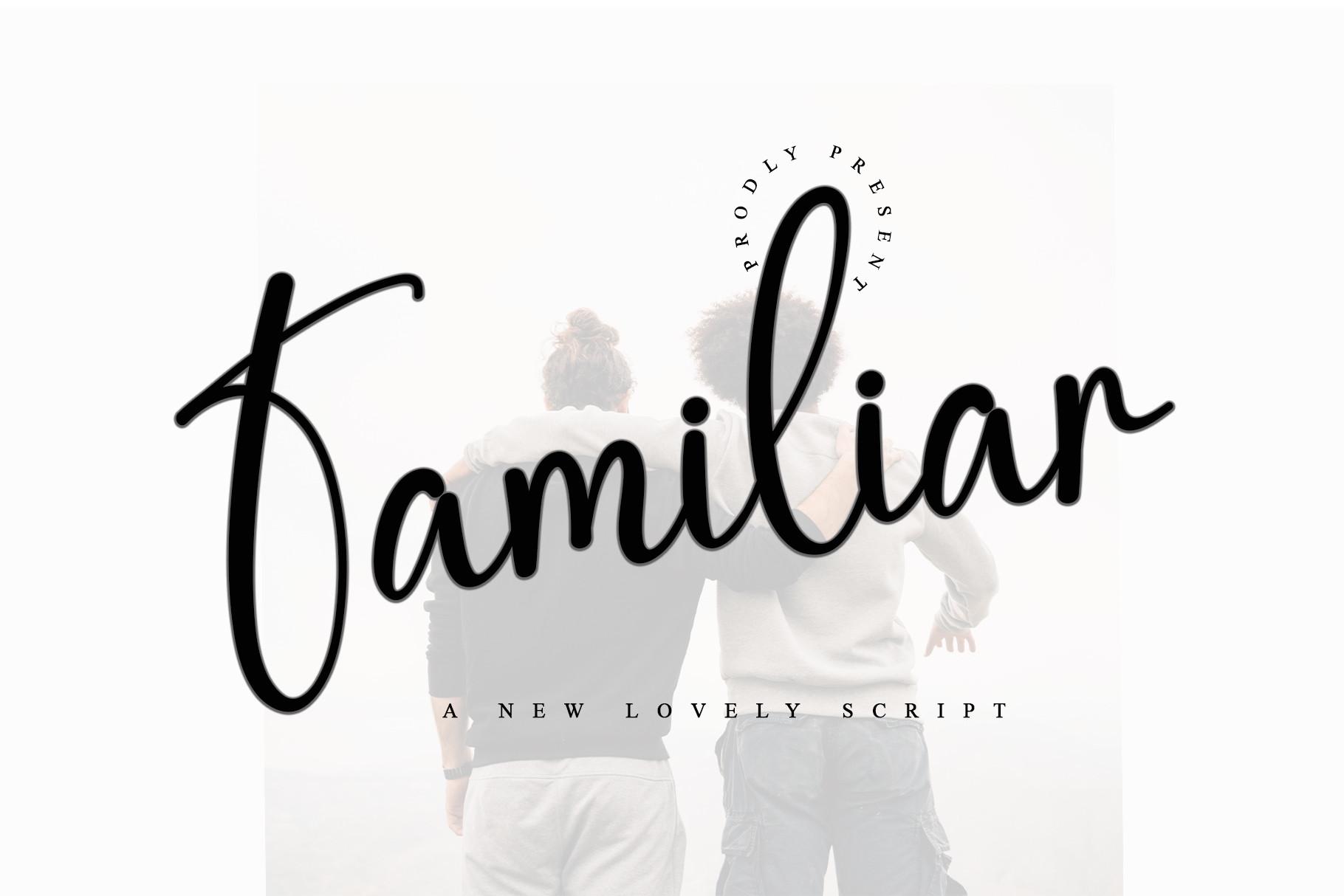 Familiar Font