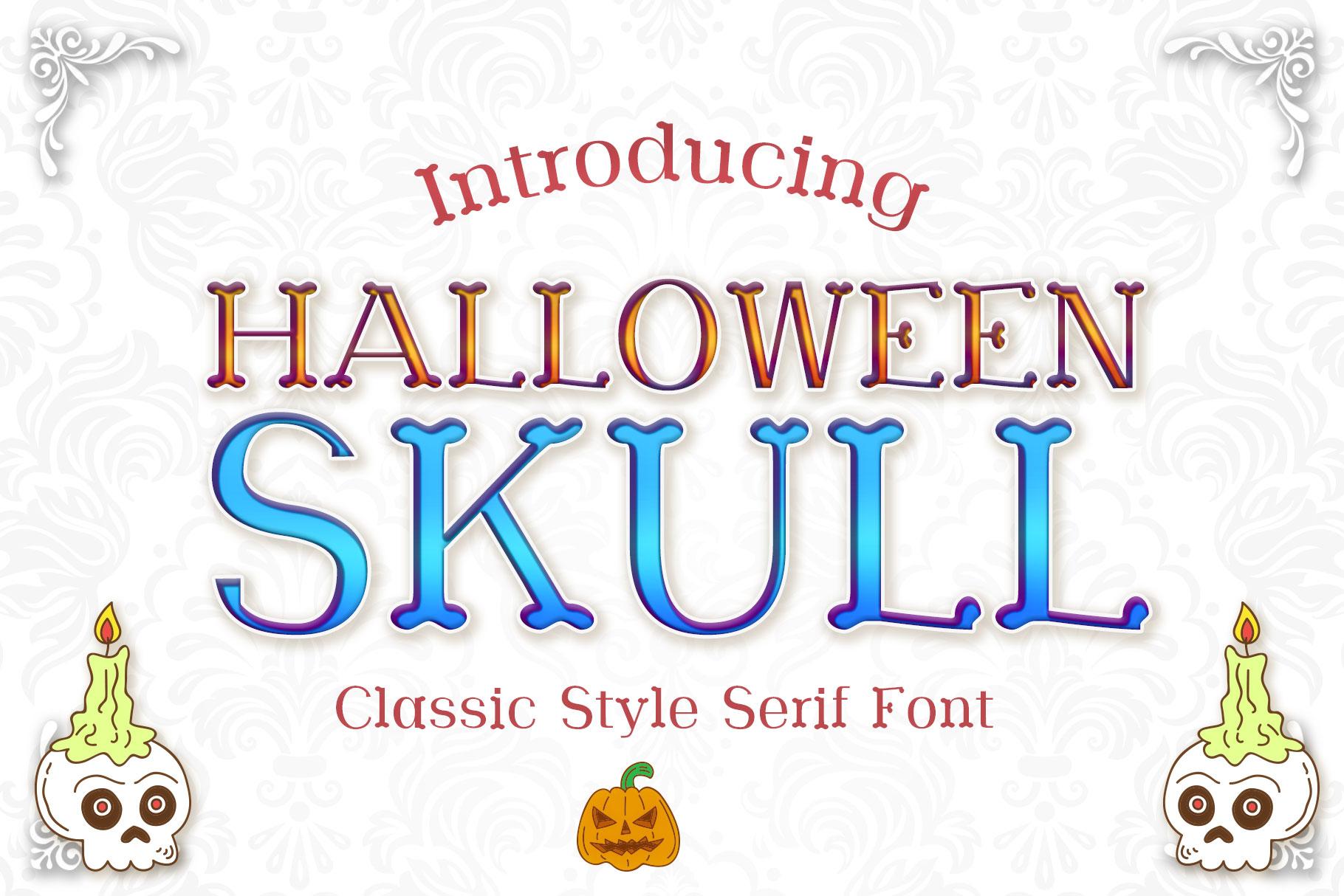 Halloween Skull Font