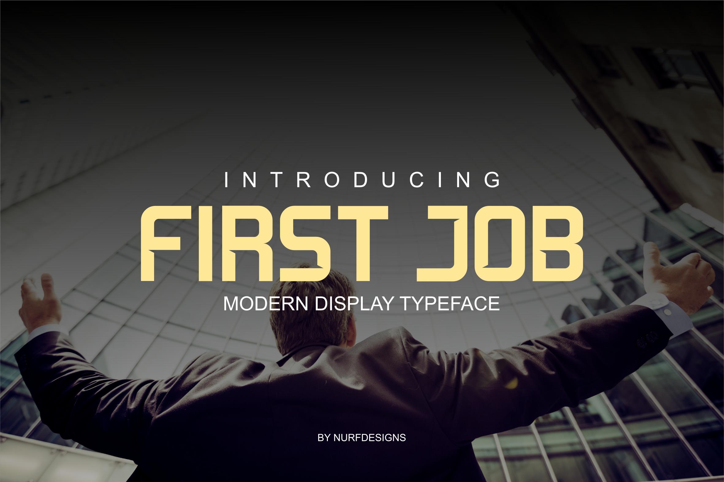 First Job Font
