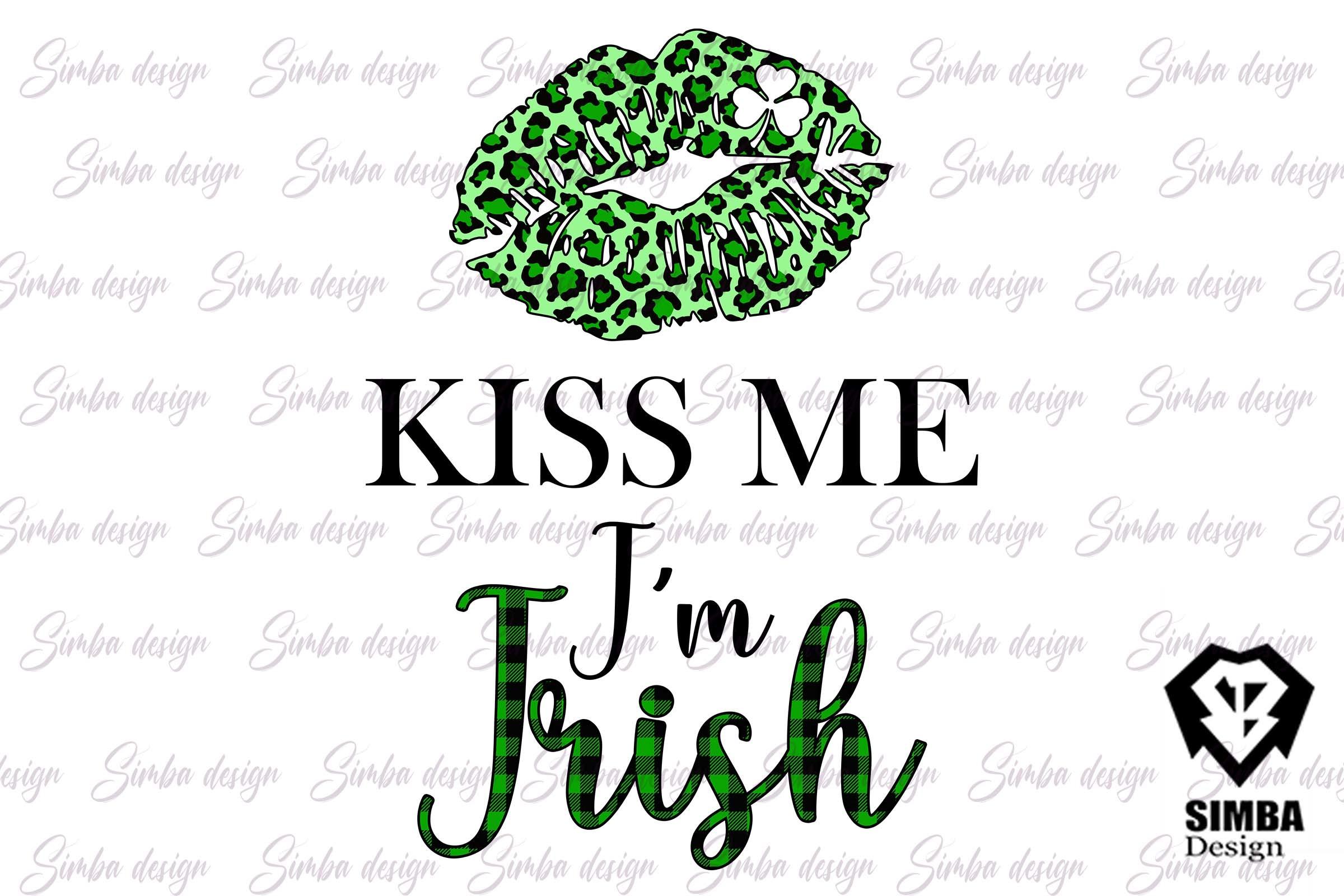 Kiss Me I'm Irish Leopard Print