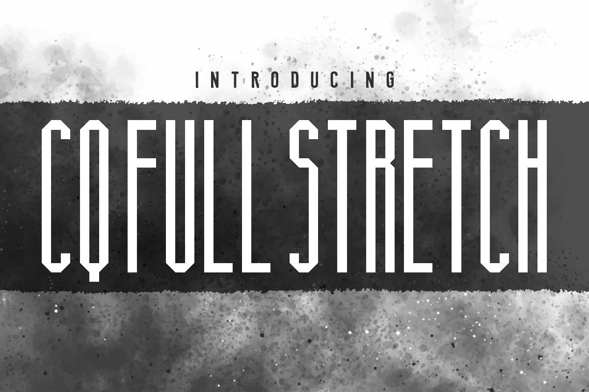 CQ Full Stretch Font