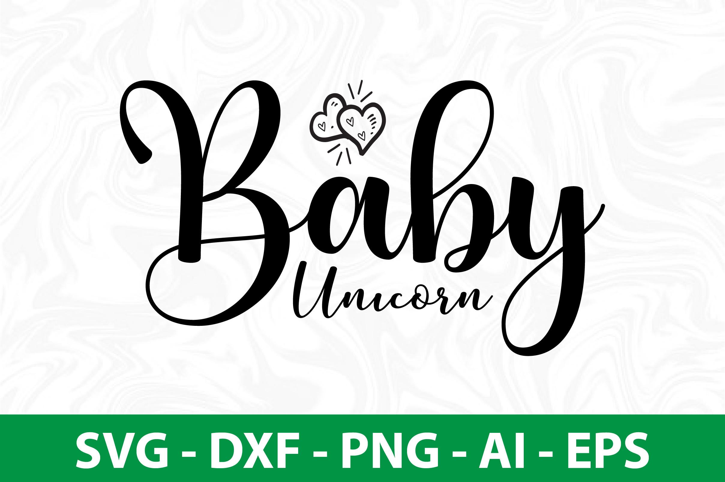 Baby Unicorn SVG