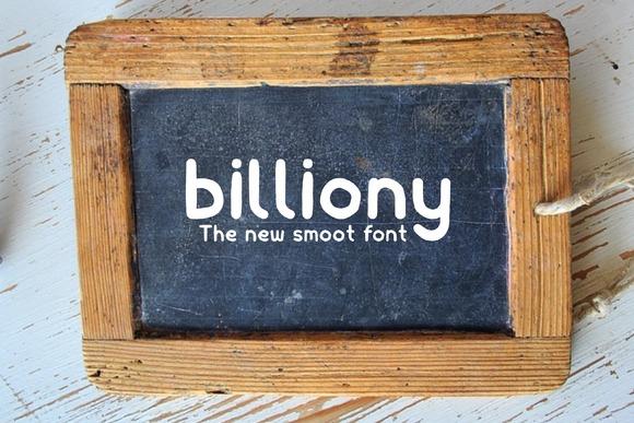Billiony Font