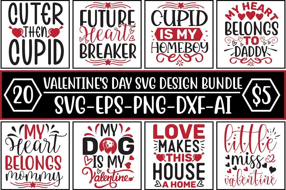Valentine's Day SVG Design Bundle