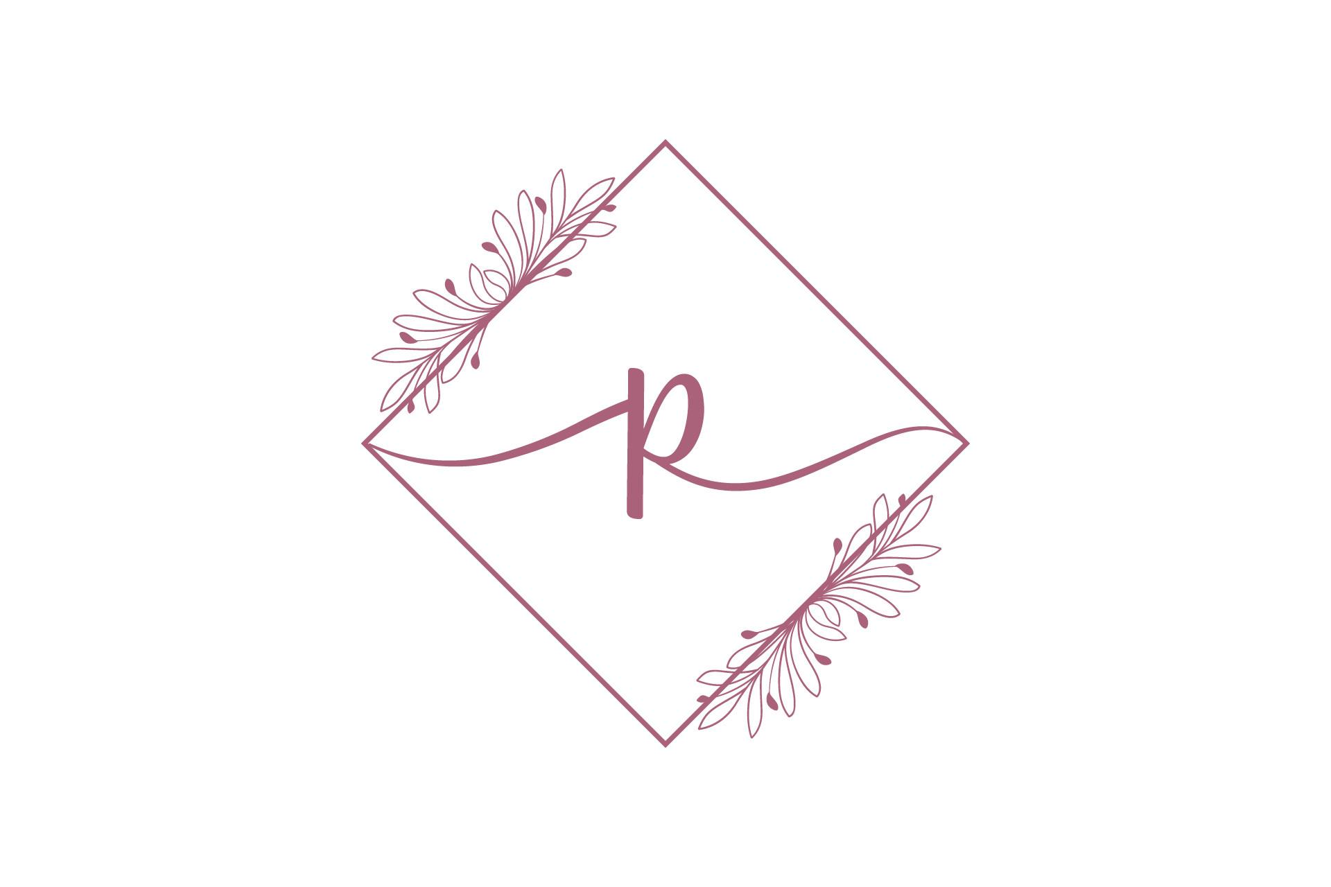 Monogram Letter P Symbol