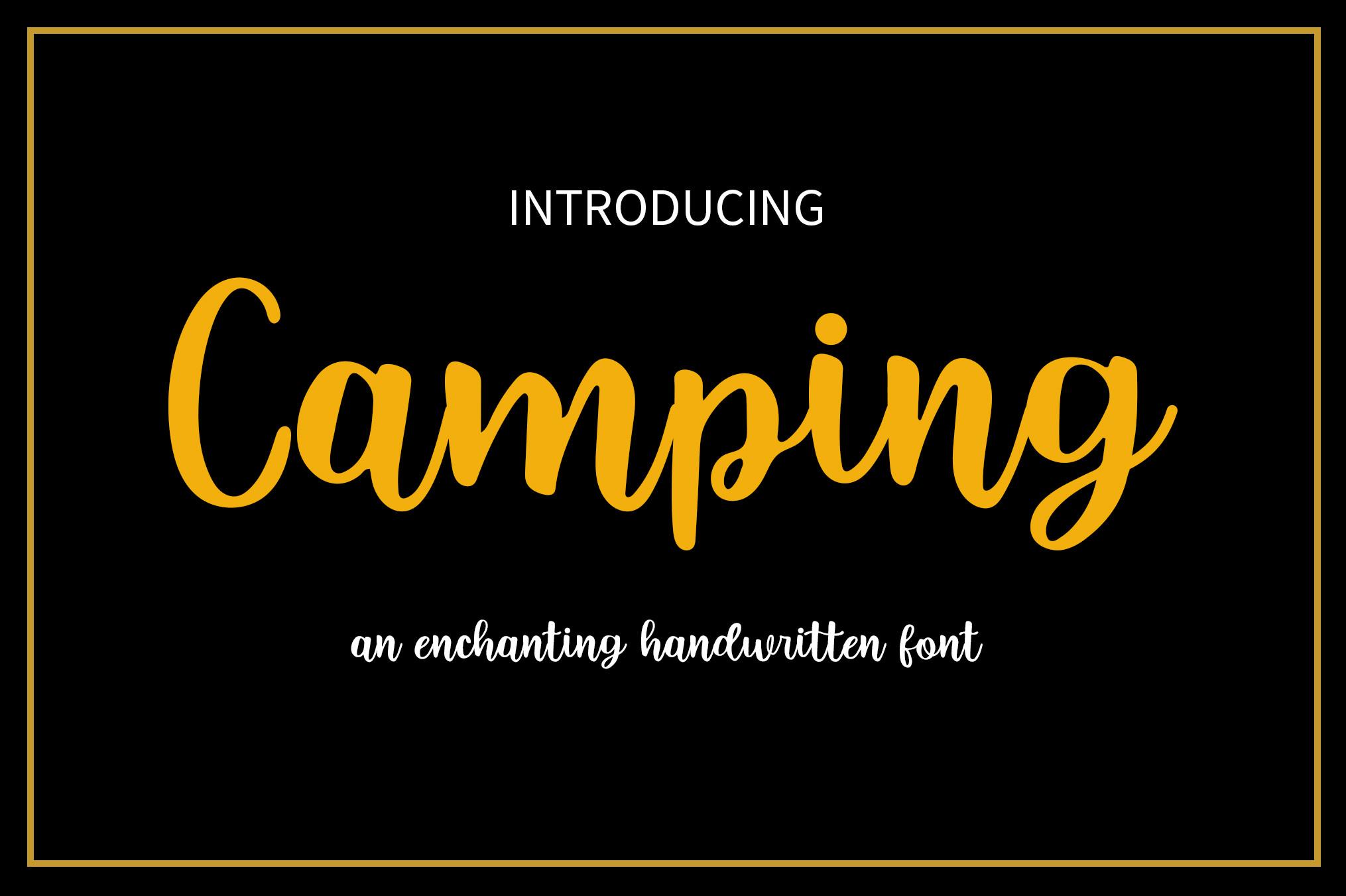 Camping Font