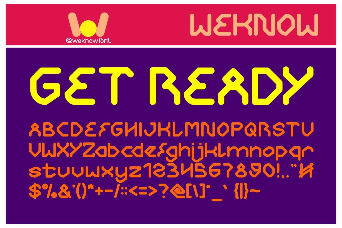 Get Ready Font