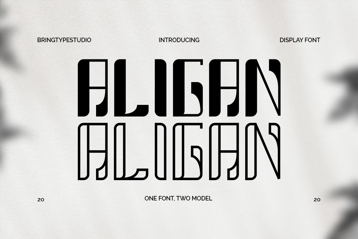 Aligan Font