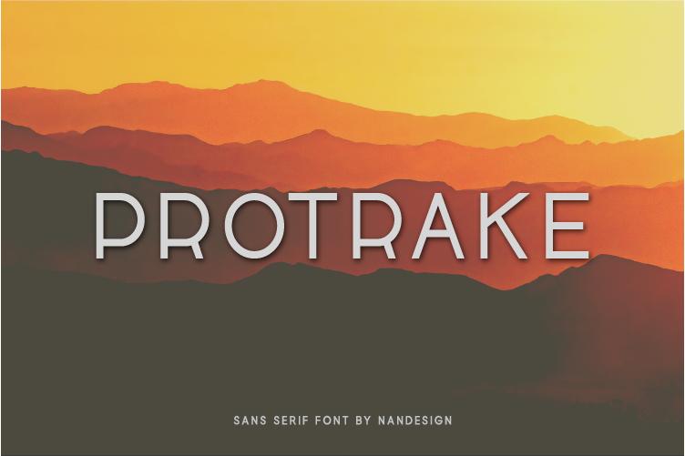 Protrake Font