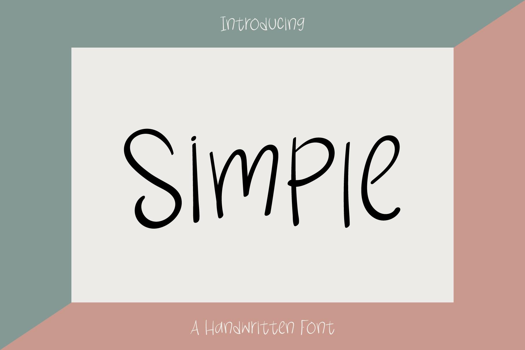 Simple Font