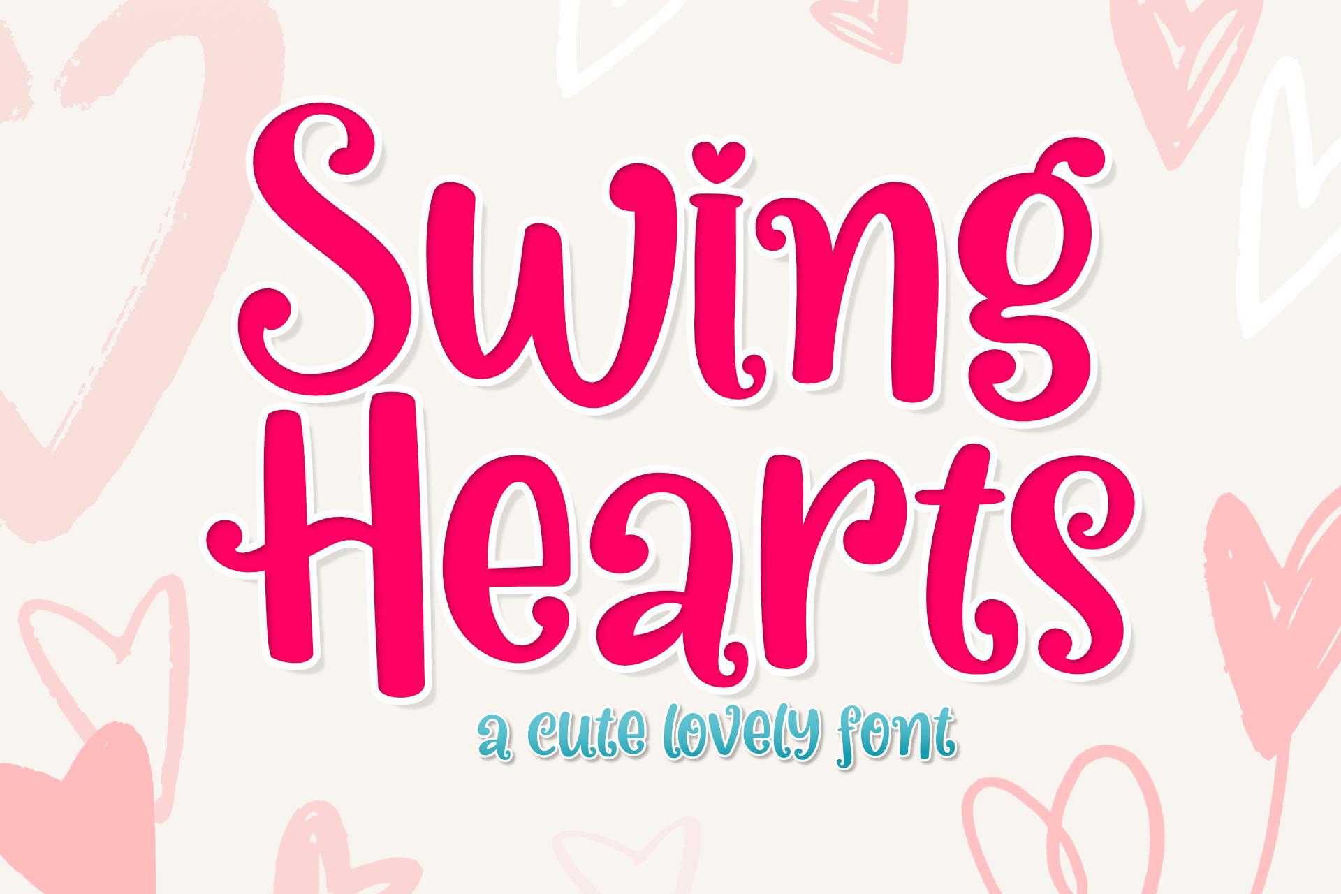 Swing Hearts Font