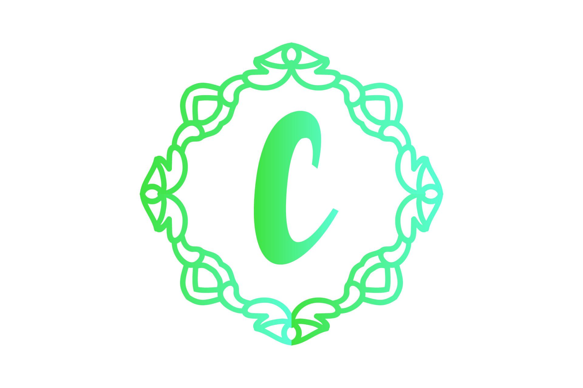 Monogram Creative Gradient Illustration