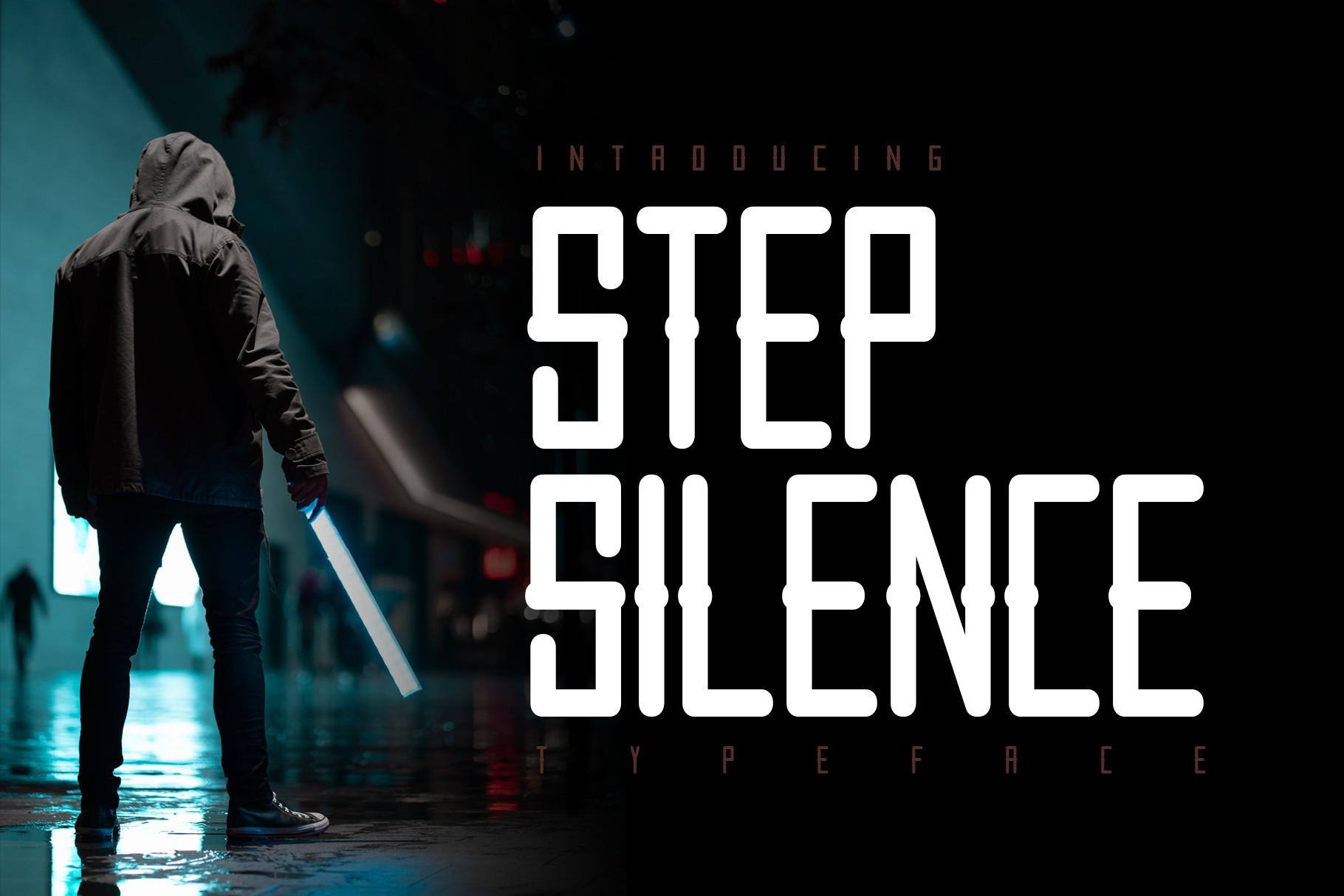 Step Silence Font
