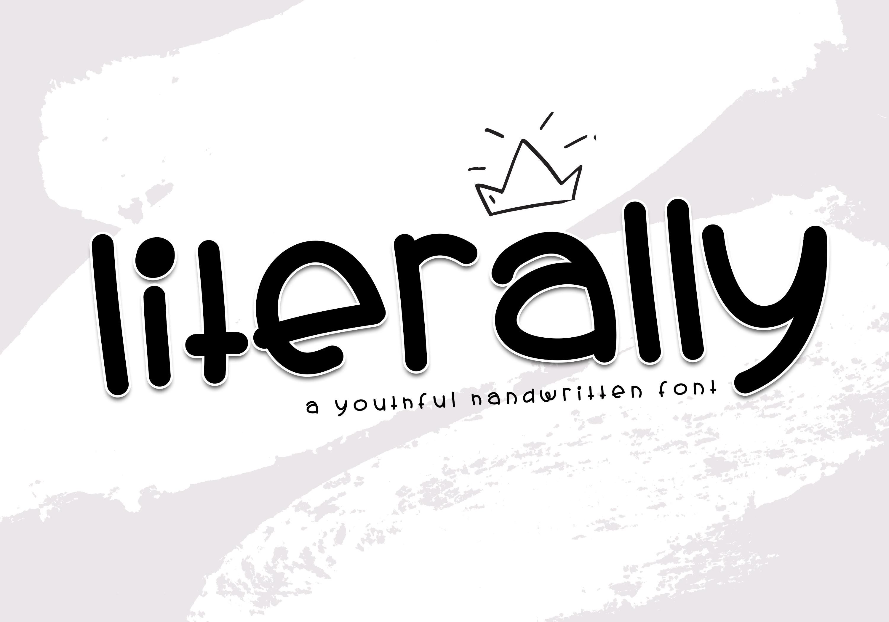 Literally Font