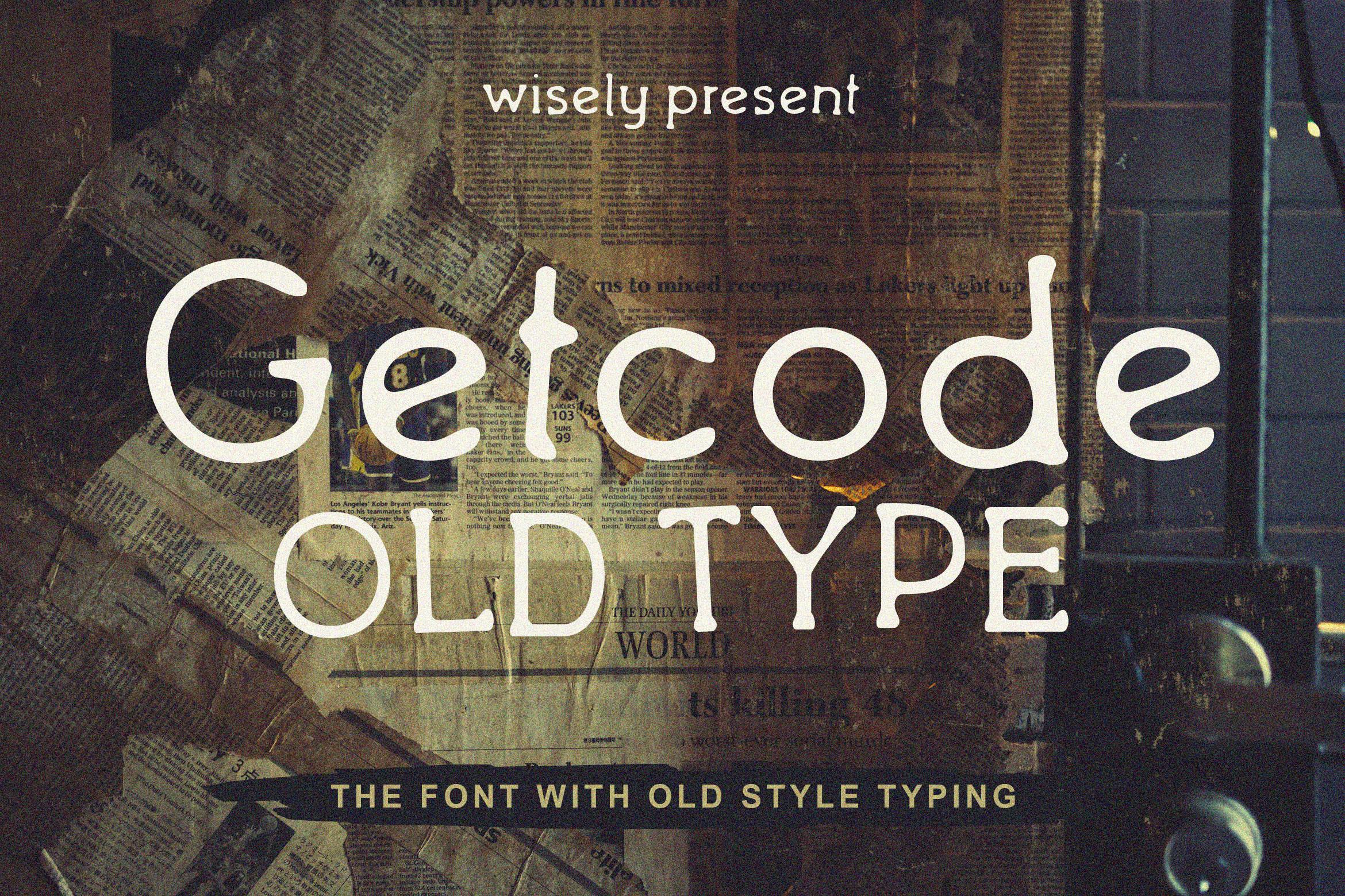 Getcode Old Font