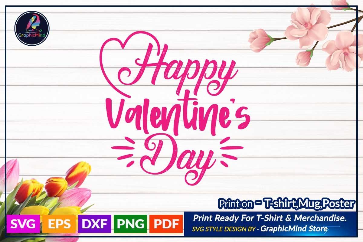 Valentine SVG Graphic T Shirt Design