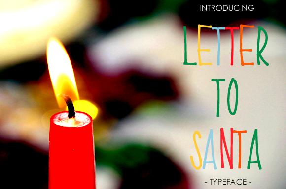 Letter to Santa Font