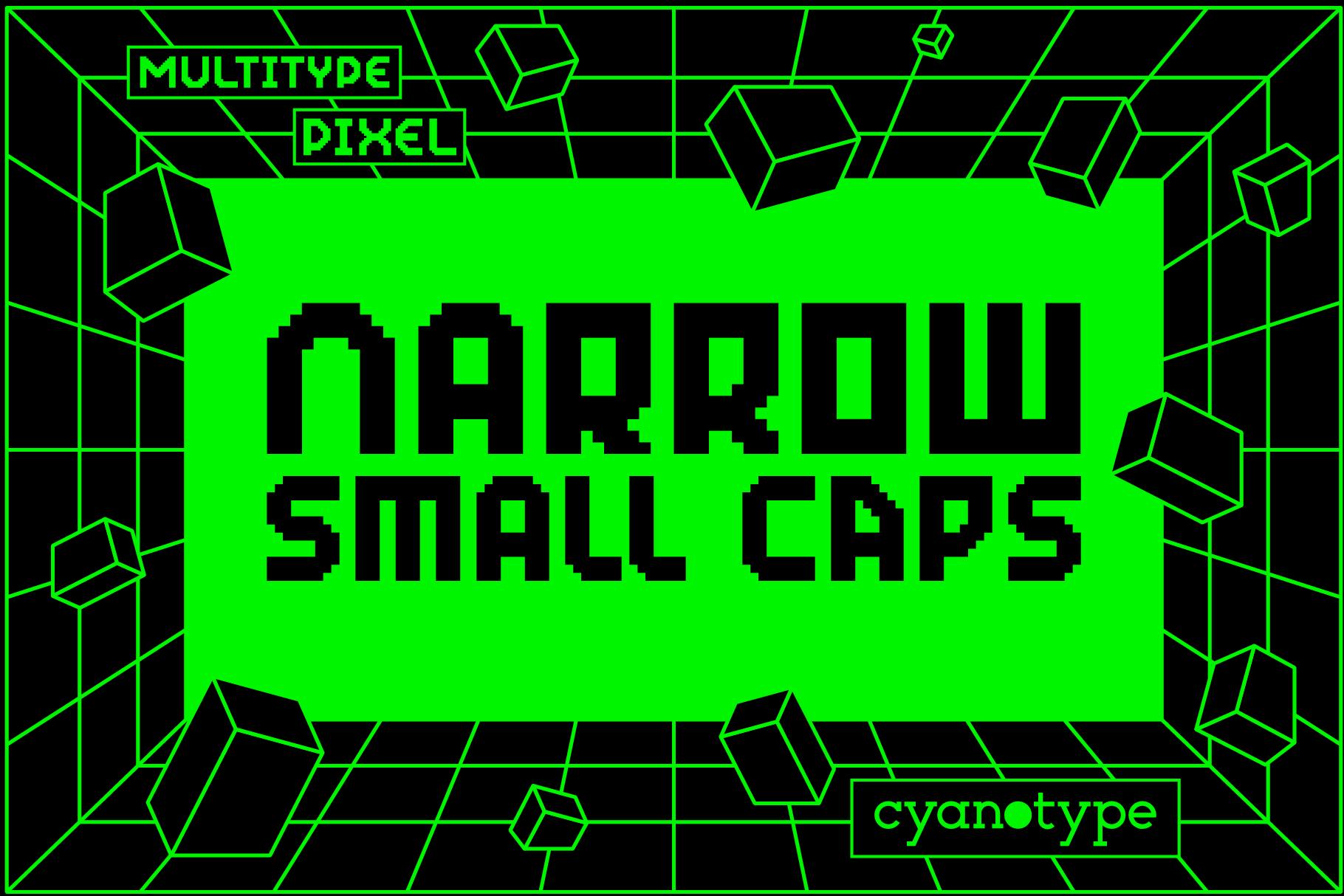 MultiType Pixel Font