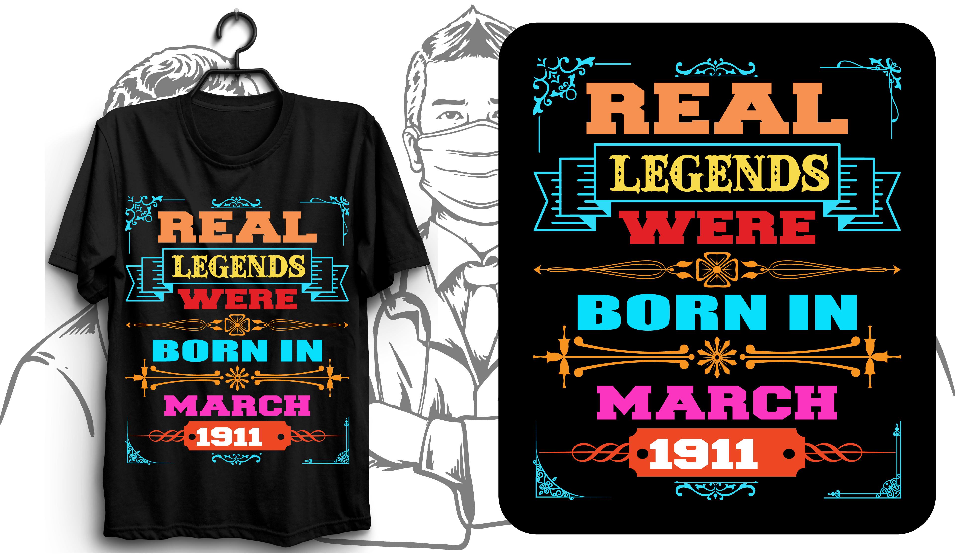 Real Legends Were Born in March 1911