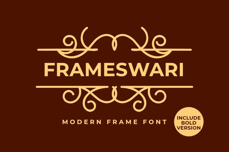Frameswari Font