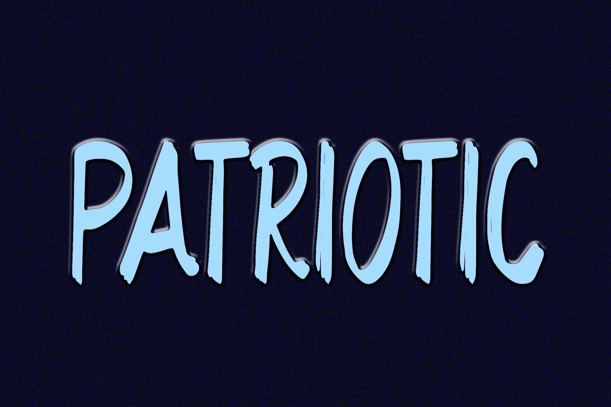 Patriotic Font