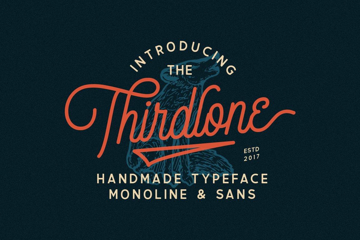 Thirdlone Family Font
