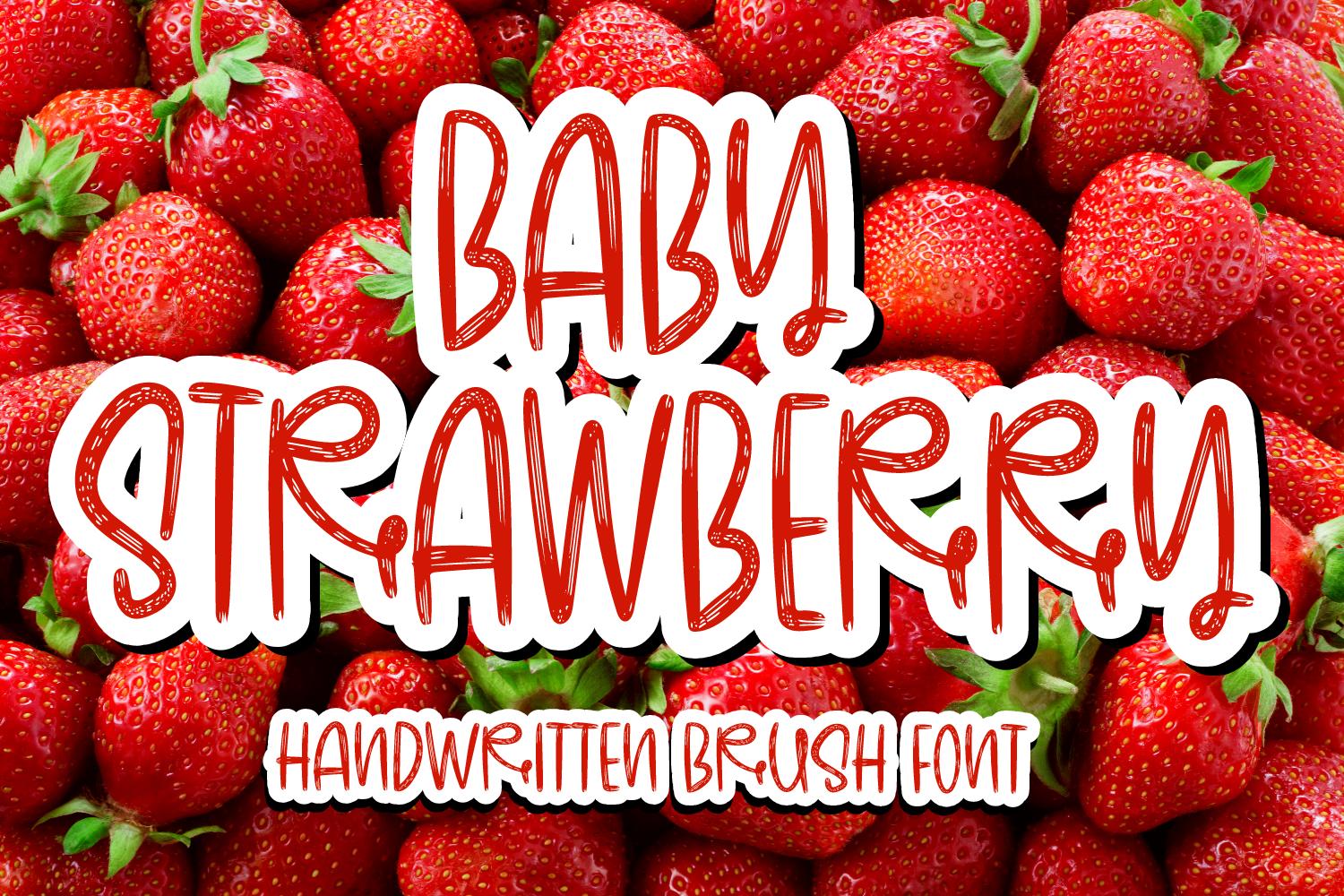 Baby Strawberry Font