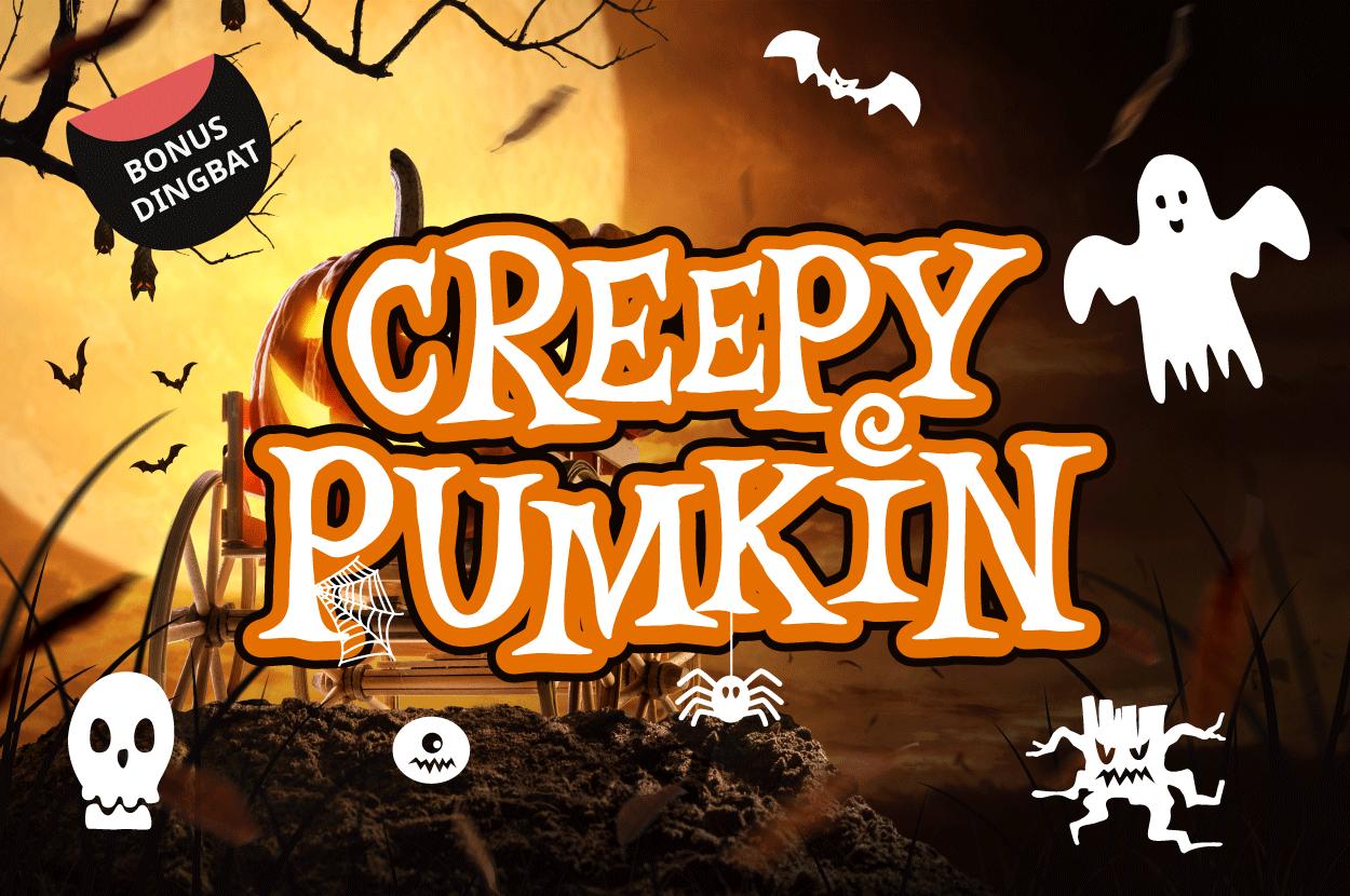 Creepy Pumpkin Font