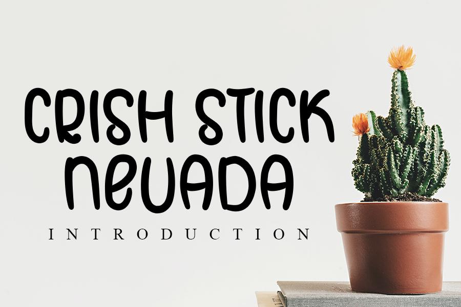 Crish Stick Nevada Font