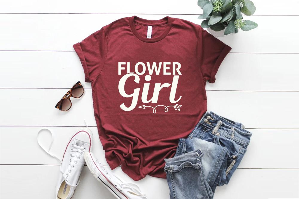 Wedding Svg Design, Flower Girl