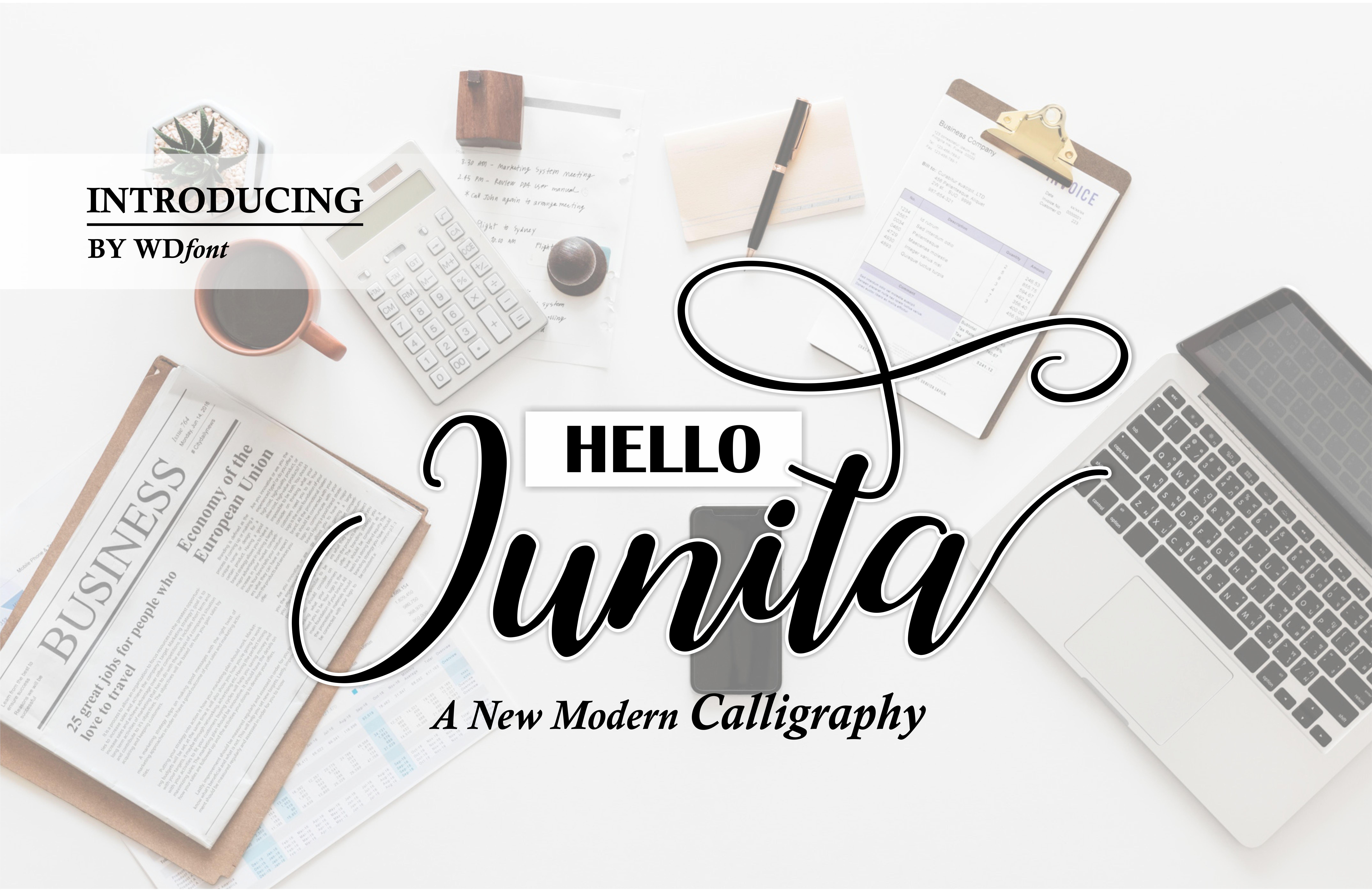 Hello Junita Font