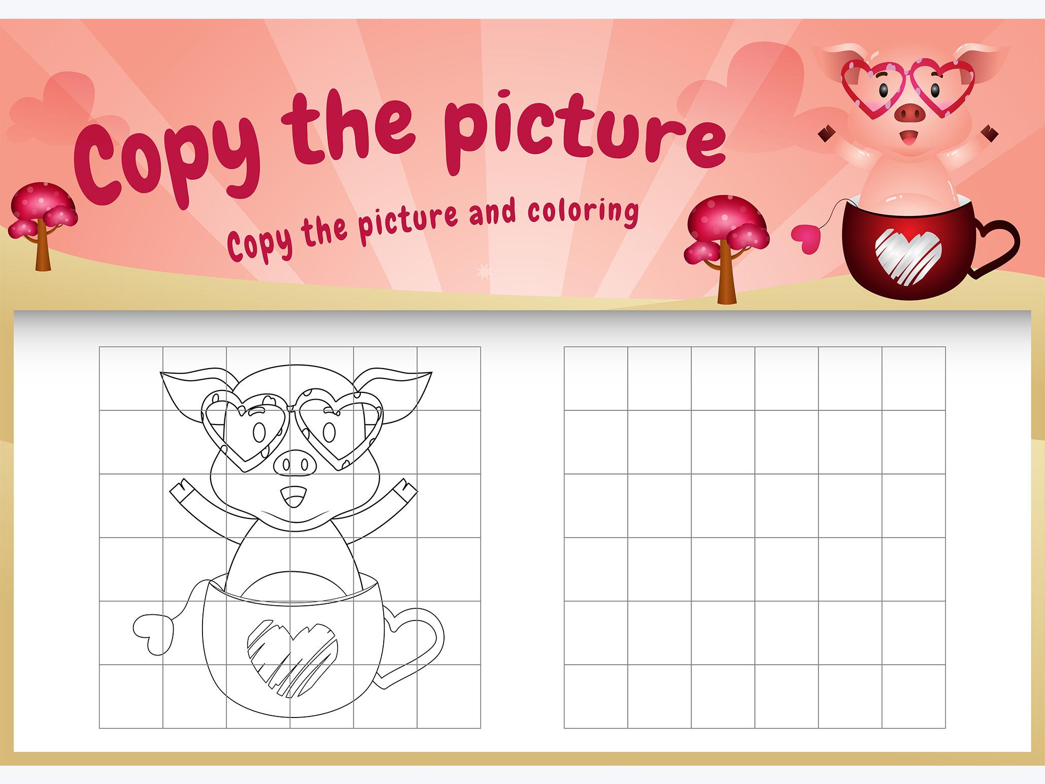A Pig Valentine - Copy the Picture