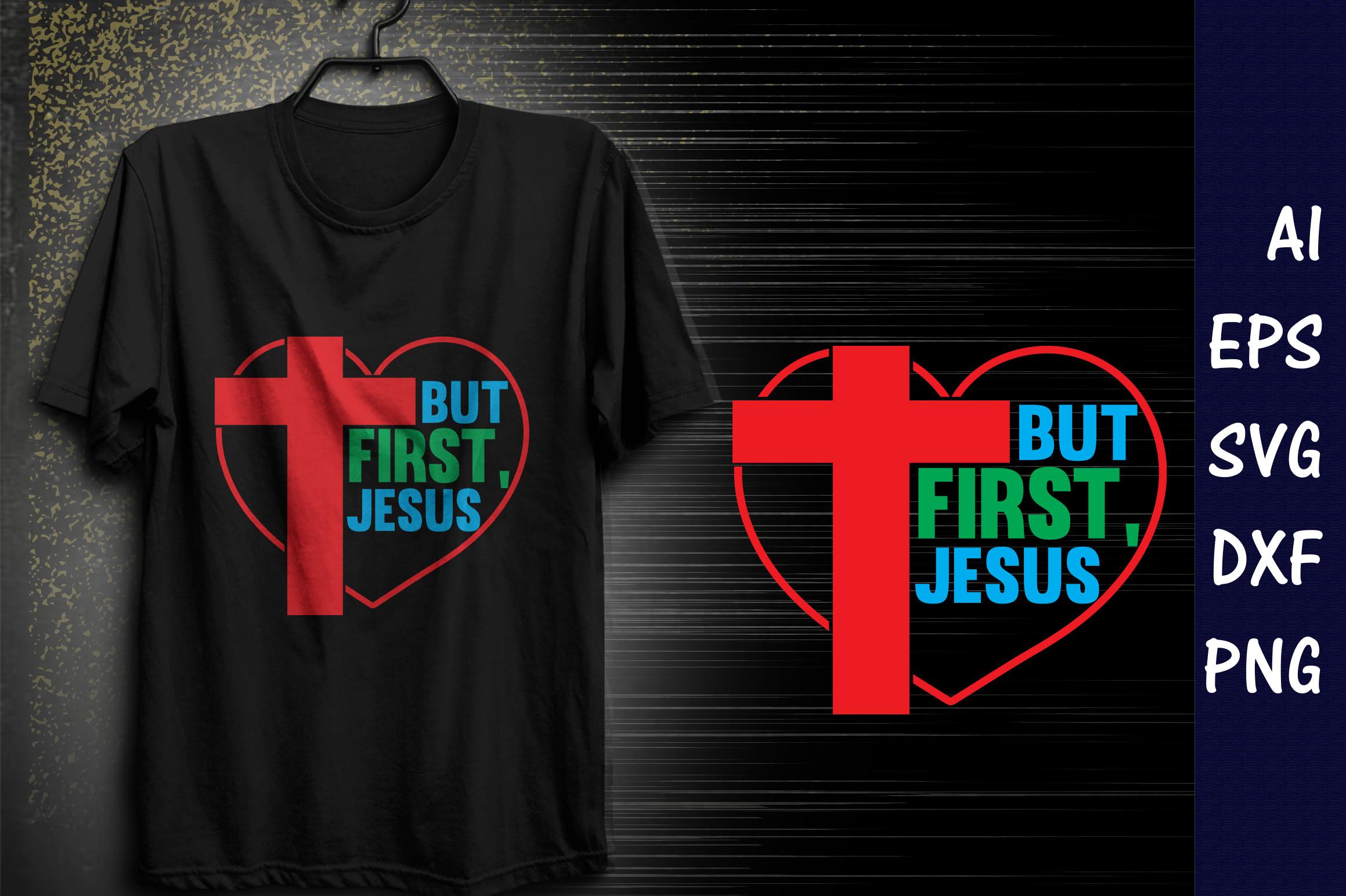 Printable  Jesus T-shirt Design